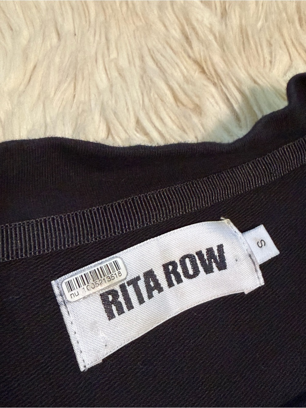 Rita Row Giula Black Puff Sleeve Dress - Size Small - Picture 5 of 6